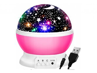 Leventi Projektor noční oblohy  růžová