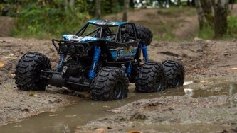 MZ-CLIMB-6WD obří vodotěsný obojživelník modrý 93249 RTR 1:8