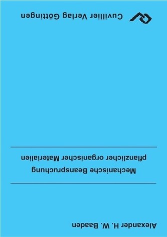 Mechanische Beanspruchung pflanzlicher organischer Materialien