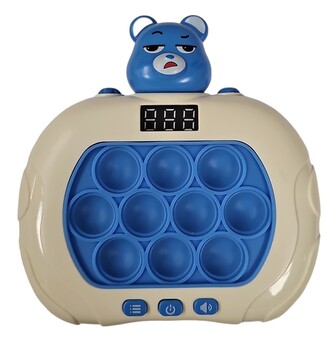 Leventi V3 Quick push game – medvídek modrý