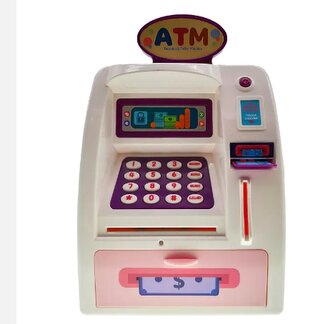 Leventi Dětský bankomat  - BABY ATM  - barva růžová