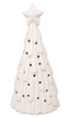 Zimní strom porcelánový s LED 8 x 16,5 x 6 cm