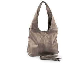 Kabelka / taška 35x28 cm - 1 ks - 25 stříbrná tmavá