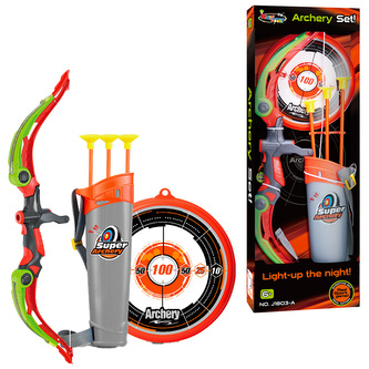 NIGHT STRIKER - Svítící lukostřelecká sada do tmy