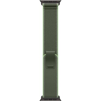 Apple Watch 49/46/45/44mm zelený/neonový Trailový tah M/L černý titan