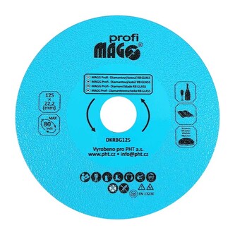 MAGG Profi - Diamantový kotouč RB GLASS 125x22,2mm