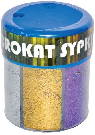 Brokat sypki 6-kol. słoik MT-2528, Aliga