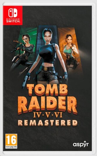 NS hra Tomb Raider IV-VI Remastered Starring Lara Croft
