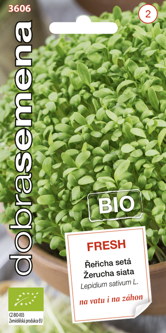 Dobrá semena BIO Řeřicha Fresh setá 4g
