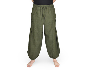 Kalhoty jóga NIRVA , zelená