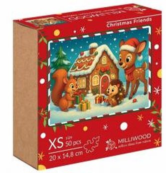 Puzzle drewniane 50 Świąteczni Przyjaciele ALEX Puzzle drewniane 50 Świąteczni Przyjaciele ALEX