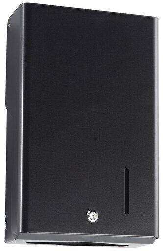 Zásobník papírových ručníků Rossignol Manga 53049, 400 listů, černý, uzamykatelný