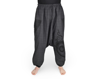 Harémové kalhoty aladin DYAMI, šedá, spirála