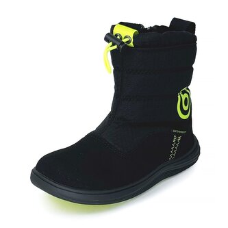 Dětské zimní barefoot boty s membránou Bugga  RUBA Black B00197-10 - 33