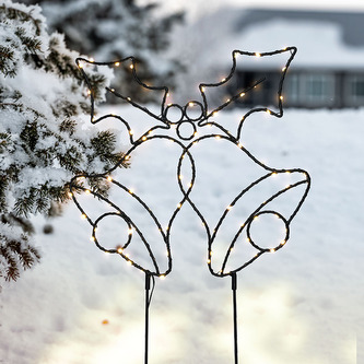 Solight LED venkovní dekorace zvonečky, 100x LED, časovač, 55cm, 3x AA Solight LED venkovní dekorace zvonečky, 100x LED, časovač, 55cm, 3x AA