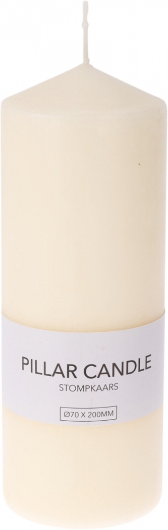 Svíčka slonová kost, 20 x 7 cm