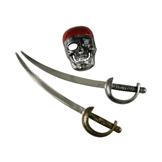 Pirátská sada s meči a maskou