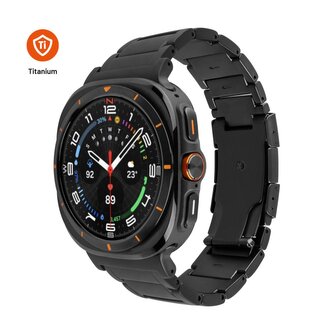 Fixed Titanový řemínek Titanium Strap pro smartwatch Samsung Galaxy Watch ultra, černý