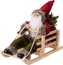 Vánoční dekorace - Santa na saních, 25 cm