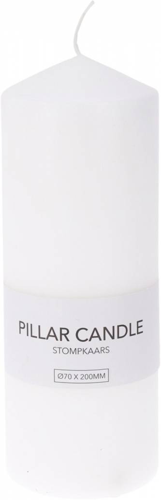 Bílá svíčka 7 x 20 cm