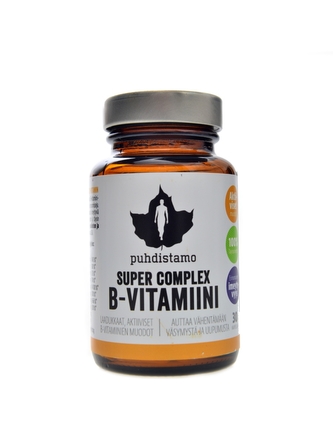 Puhdistamo - Super Vitamin B Complex 30 kapslí