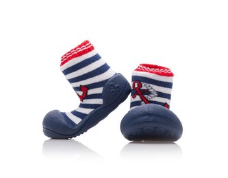 ATTIPAS Botičky Marin AM01 Anchor Red L vel.21,5, 116-125 mm