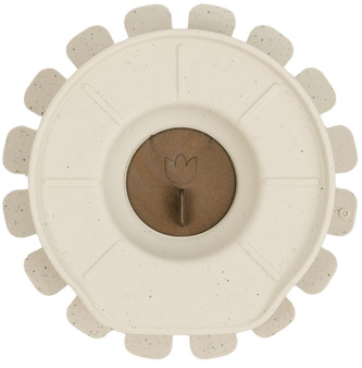 Víčko fermentační velké - slonová kost s káv.sedlinou + bronzová