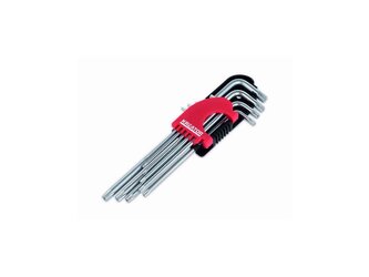 KRT408303 - Sada klíčů HEX dlouhé 9ks TORX KREATOR