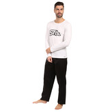 Pánské pyžamo Styx černobílé (PDP1061) XL