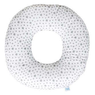 CEBA BABY Polštář poporodní Šedé hvězdičky na bílé