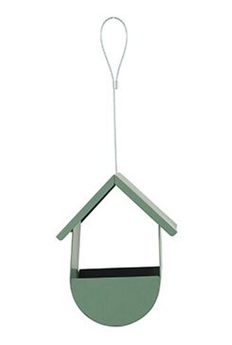 Krmítko venk. BUDKA na semena kov zelená Zolux