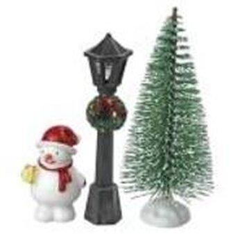 Latarnie uliczne choinka bałwan