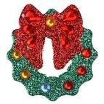 Kryształki samoprzylepne wianki 6szt