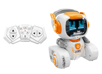 Robot Robby RC na dálkové ovládání 13x9x15 cm
