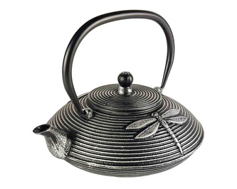 Litinová konvice Akitsu černá dekor vážek 800 ml