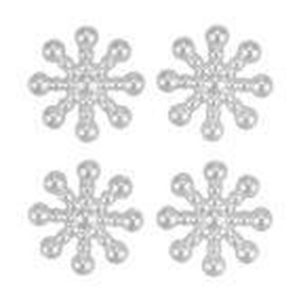 Kryształki samoprzylepne płatki śniegu 24szt
