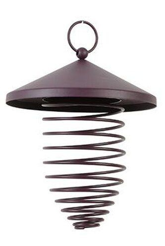 Krmítko venk. SPIRAL na loj.koule kov fialová 11cm Zol