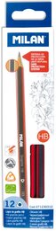 Ołówki MILAN trójkątne HB, pud. 12 szt.