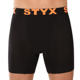 Pánské boxerky Styx long sportovní guma černé (UN5960) XXL