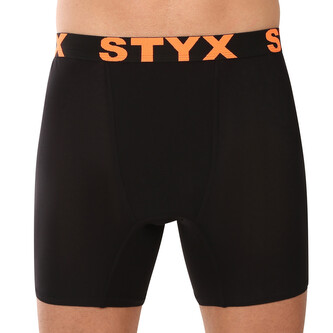 Pánské boxerky Styx long sportovní guma černé (UN5960) XXL
