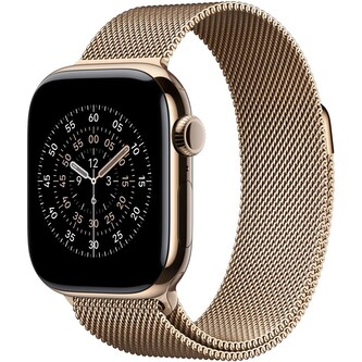 Apple Watch 42/41/40/38mm zlatý milánský tah Apple Watch 42/41/40/38mm zlatý milánský tah