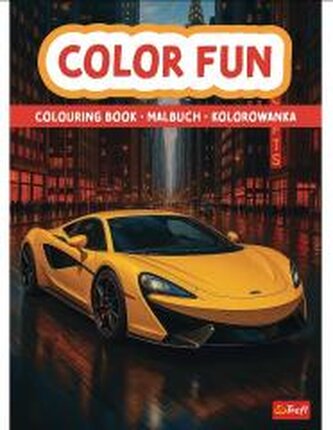 Auta. Kolorowanka. Malbuch. Colouring book