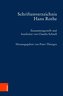 Schriftenverzeichnis Hans Rothe