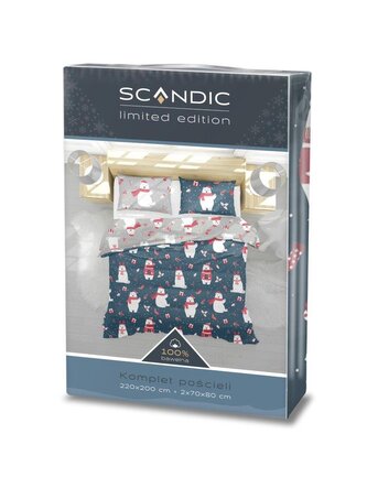 POŚCIEL KPL.220X200+2X70X80 BAW. SCANDIC 055