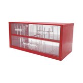 TOKOZ - Zásuvkový organizér 03 / 2M, 1L - RAL 3002 - Červená