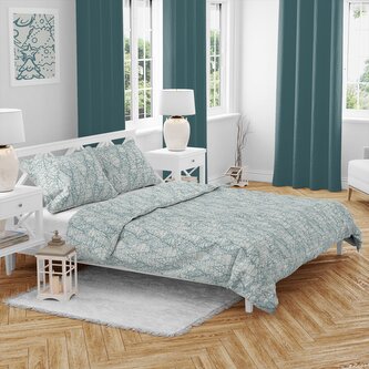 Vánoční bavlněné povlečení Ledový les 140x200, 70x90 cm