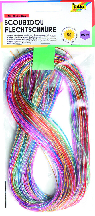 Bužírky 50 ks 100cm metalické