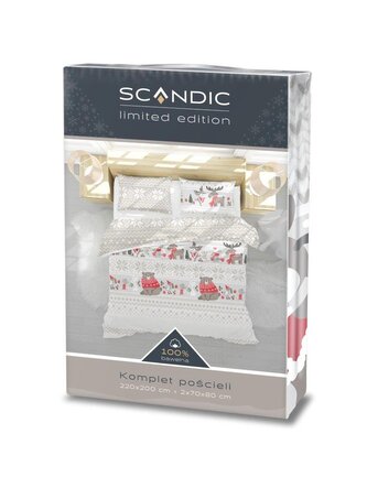 POŚCIEL KPL.220X200+2X70X80 BAW. SCANDIC 054