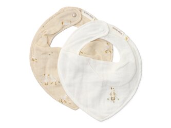 Bryndáček bandana 2 ks Husa Newborn Naturals