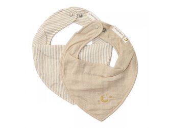 Bryndáček bandana 2 ks Pure Soft Beige
